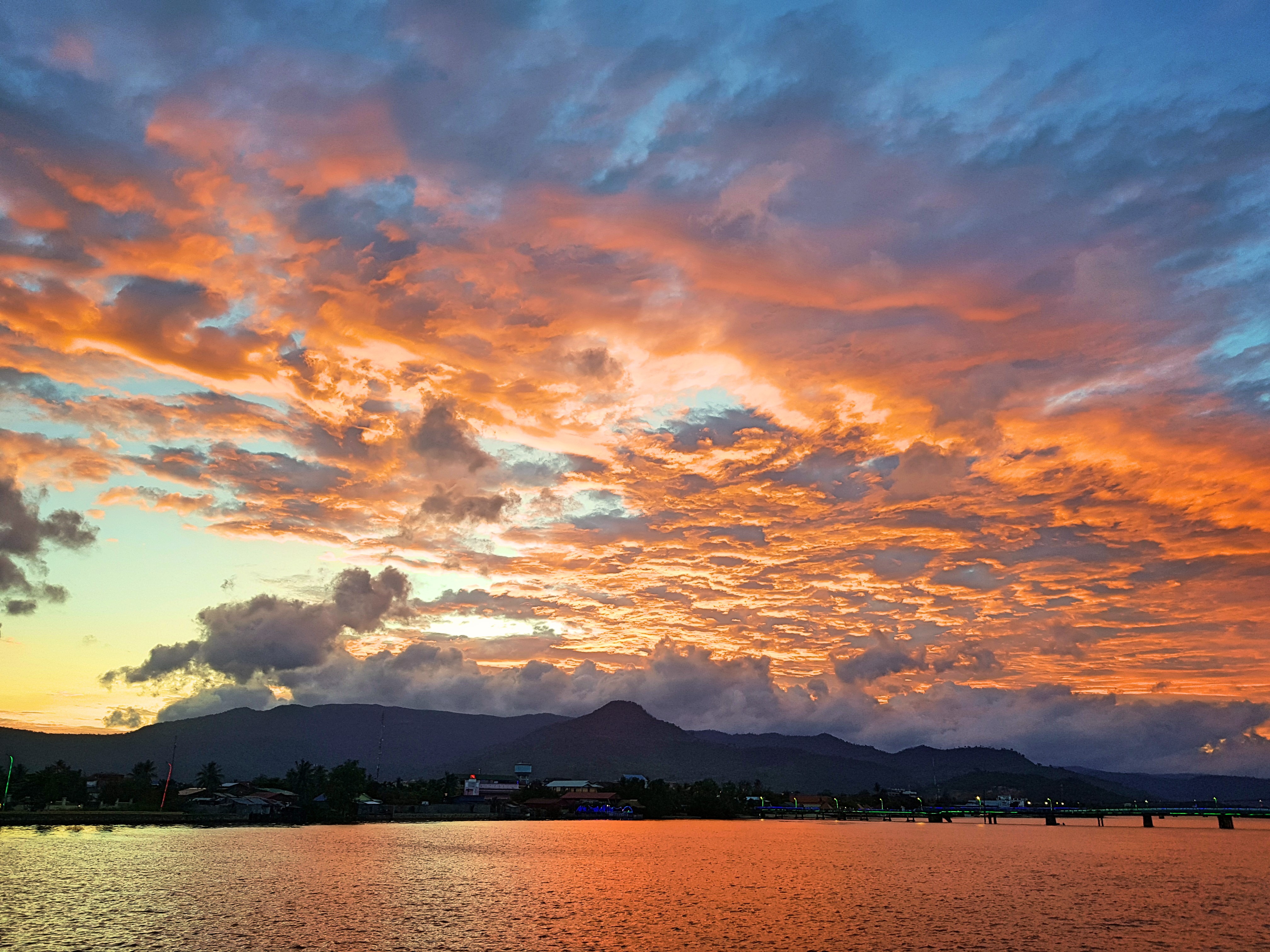 Sunset over Kampot River 2